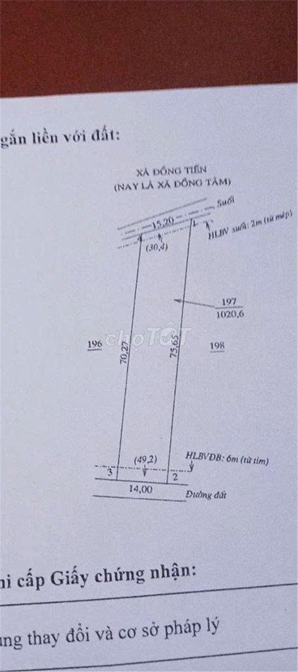 ĐẤT ĐẸP - GIÁ ĐẦU TƯ- CẦN BÁN GẤP LÔ ĐẤT SÀO Tại Tân Phước , ĐỒNG PHÚ, BÌNH PHƯỚC