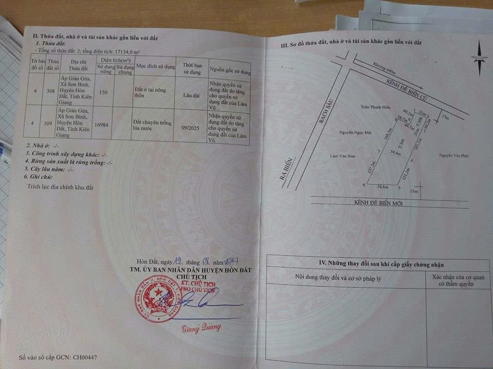 ĐẤT ĐẸP – GIÁ TỐT  – CHÍNH CHỦ BÁN TẠI đường 3/2 nối dài, Xã Sơn Bình, Huyện Hòn Đất, Kiên Giang