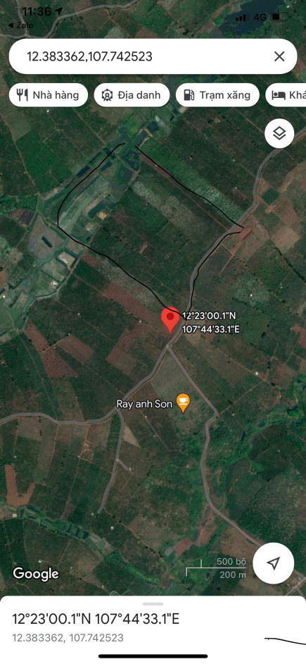 Bán  đất nông nghiệp 120000m² tại, Huyện Krông Nô, Đắk Nông giá 3.3 tỷ