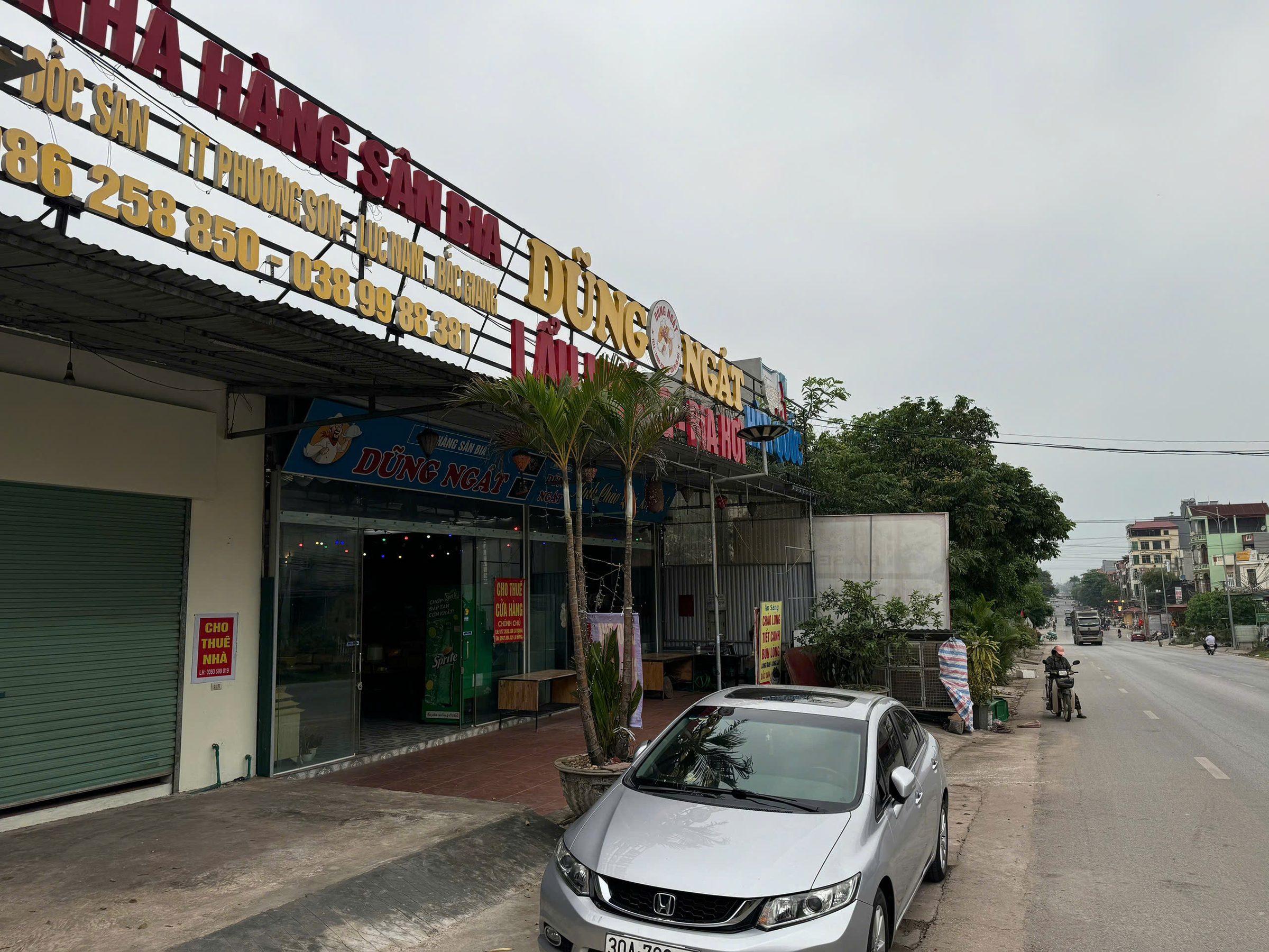 CHO THUÊ MẶT BẰNG KINH DOANH DỐC SÀN , LỤC NAM, BẮC GIANG – VỊ TRÍ ĐẸP