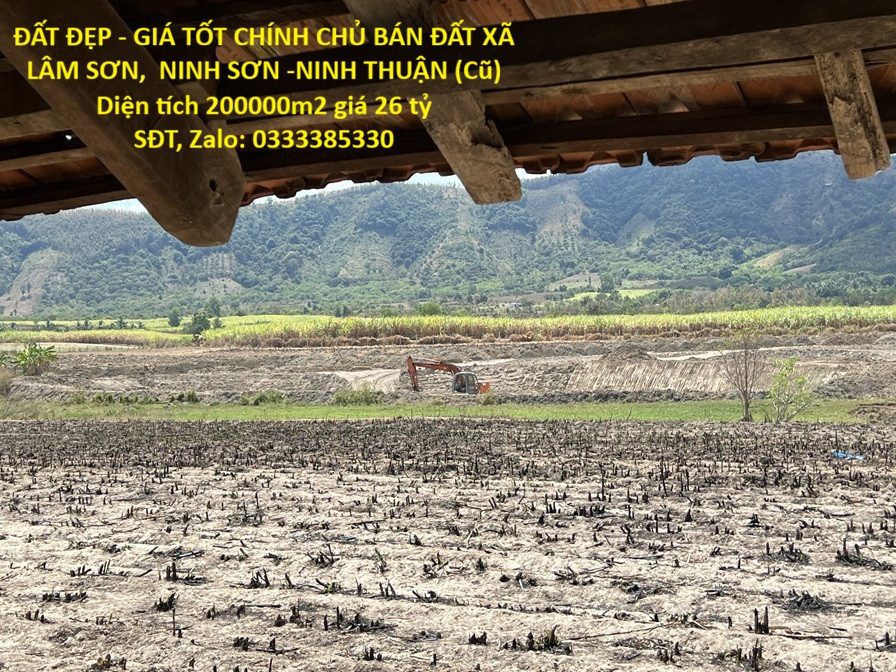 ĐẤT ĐẸP - GIÁ TỐT CHÍNH CHỦ BÁN ĐẤT XÃ LÂM SƠN,  NINH SƠN -NINH THUẬN (Cũ)