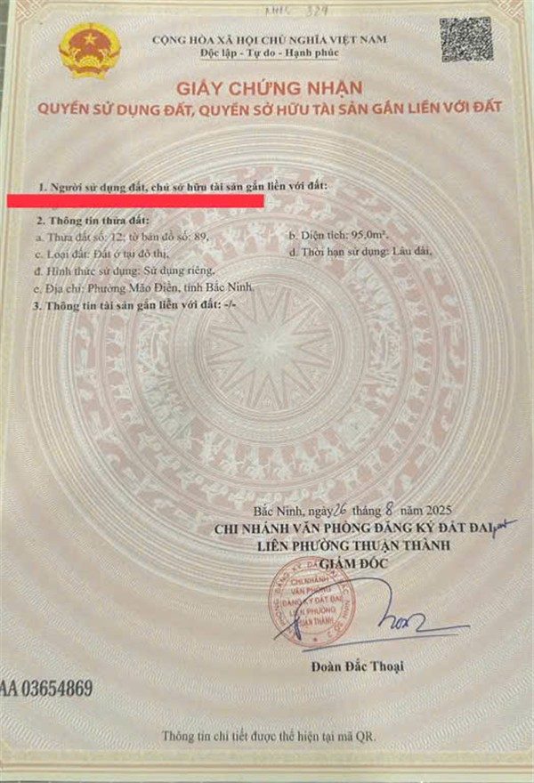 ĐẤT ĐẸP – GIÁ TỐT  – CHÍNH CHỦ CẦN BÁN đất liền kề tại dự án Phú Trường An (Mặt đường Vành đai 4)