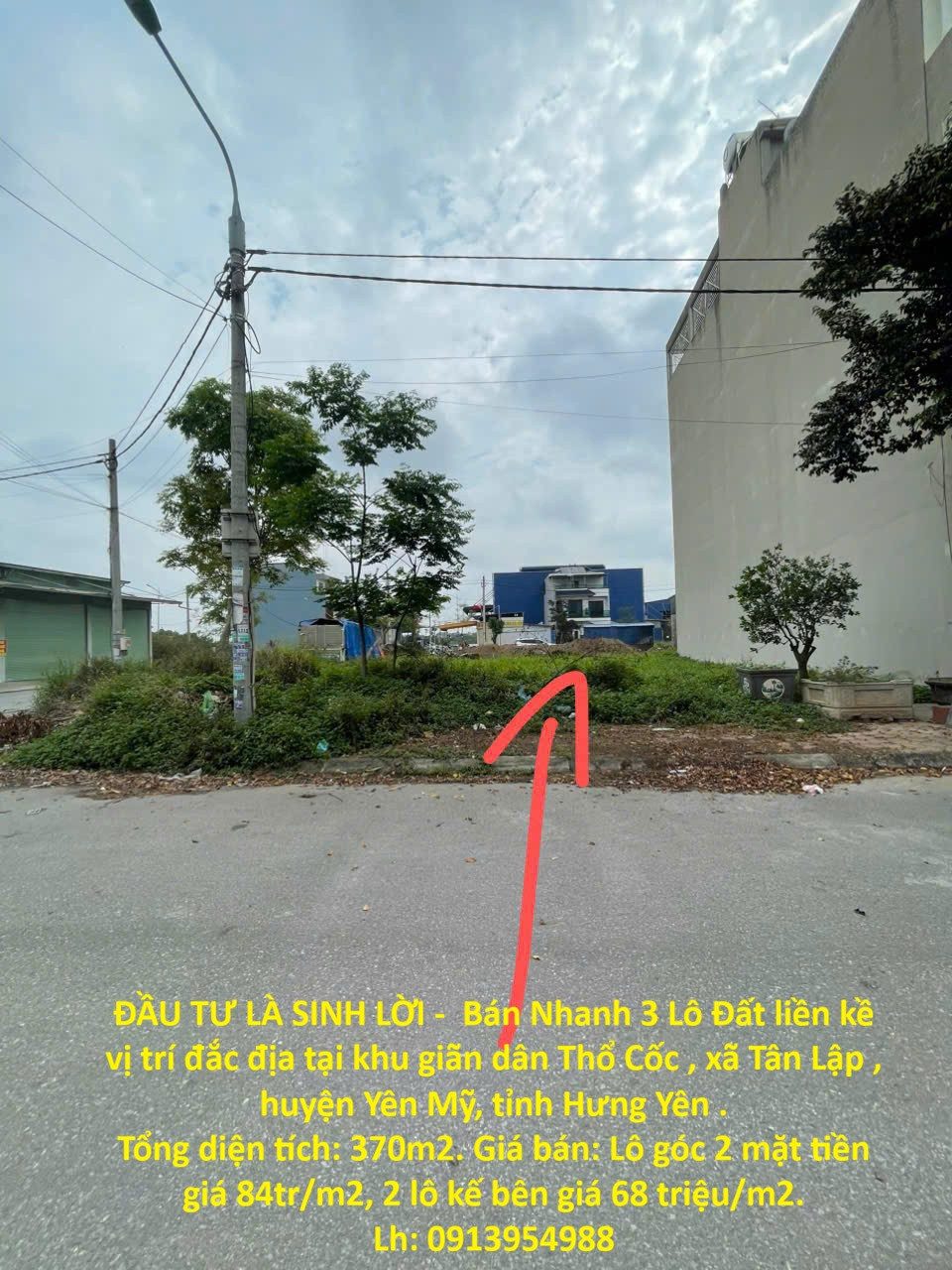 ĐẦU TƯ LÀ SINH LỜI -  Bán Nhanh 3 Lô Đất liền kề vị trí đắc địa tại huyện Yên Mỹ tỉnh Hưng Yên