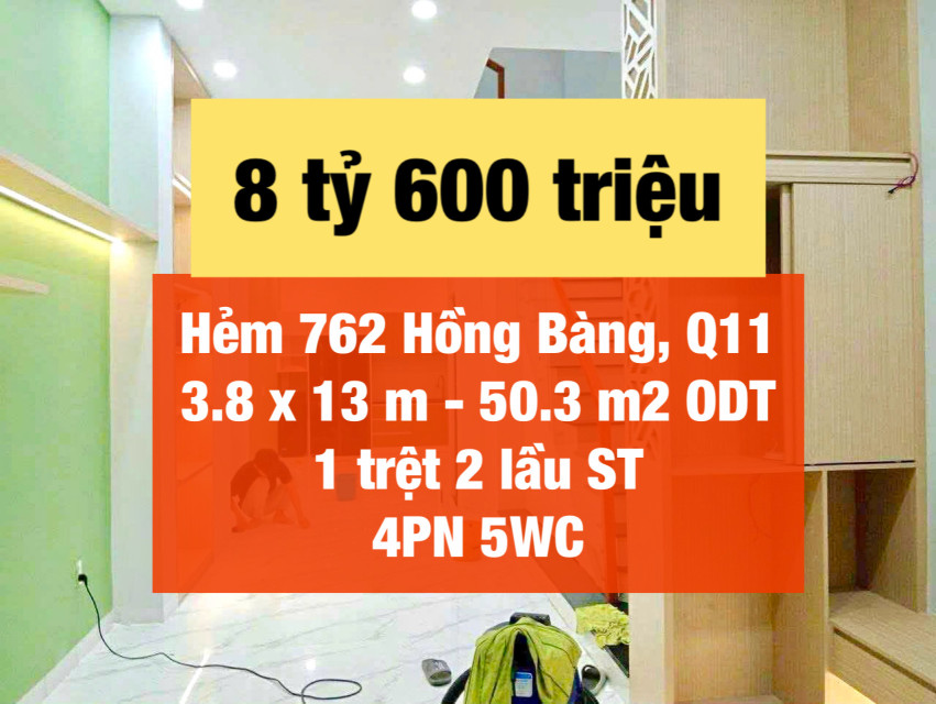 Nhà đẹp Hồng Bàng có 4 phòng ngủ