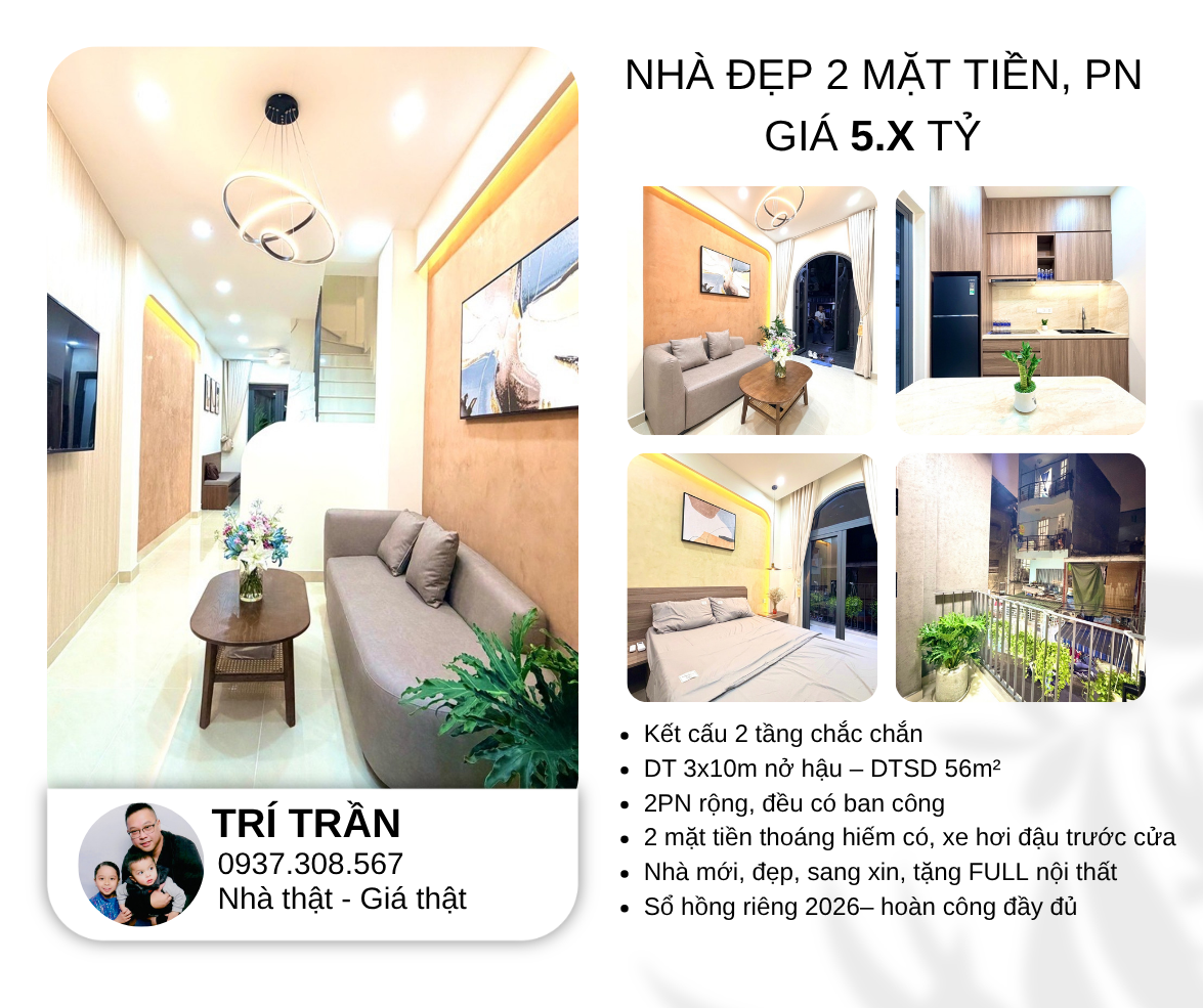 🏡 MẶT TIỀN HOA ĐÀO – PHAN XÍCH LONG 🌟
