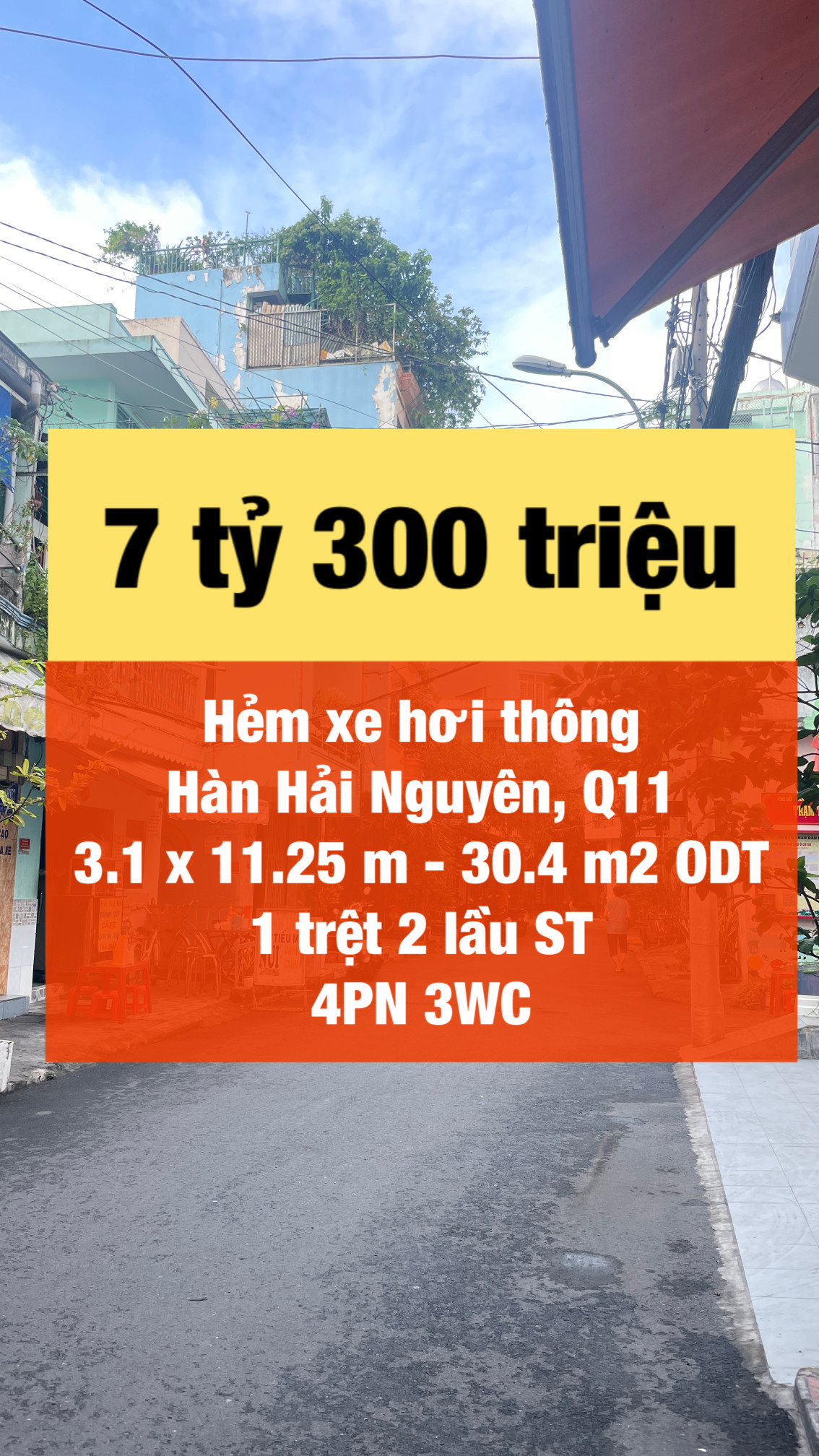 Nhà hẻm xe hơi thông Hàn Hải Nguyên giá tốt