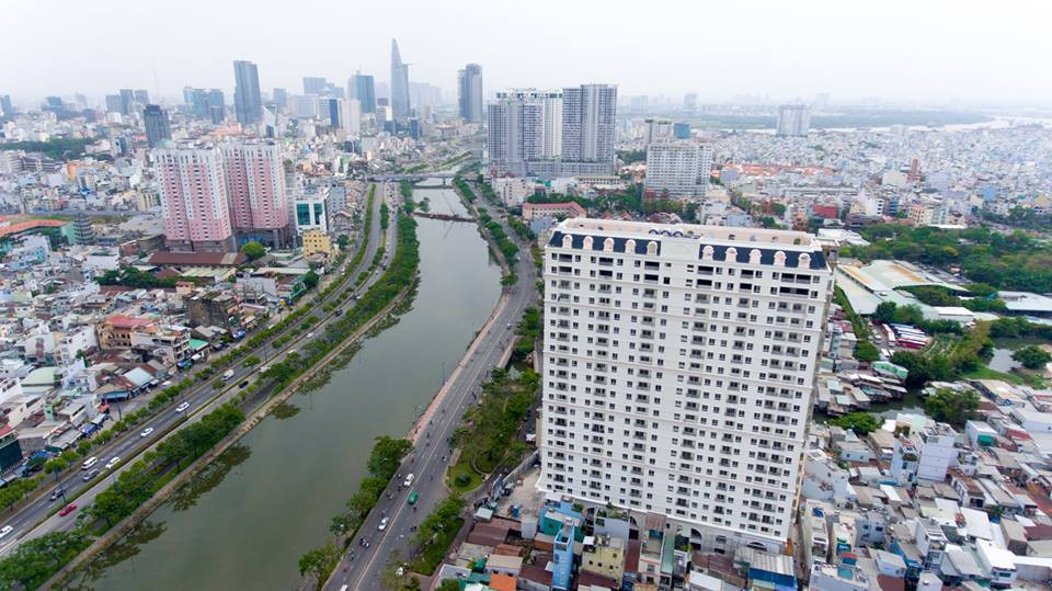 Cho thuê rẻ CHCC Grand Riverside 50m2 full nội thất Bến Vân Đồn TP.HCM