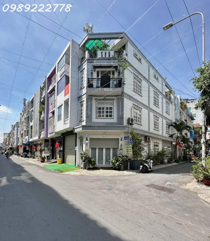 MẶT TIỀN HOA LAN, P2- LÔ GÓC 2 MẶT - (4x16) - 4 TẦNG