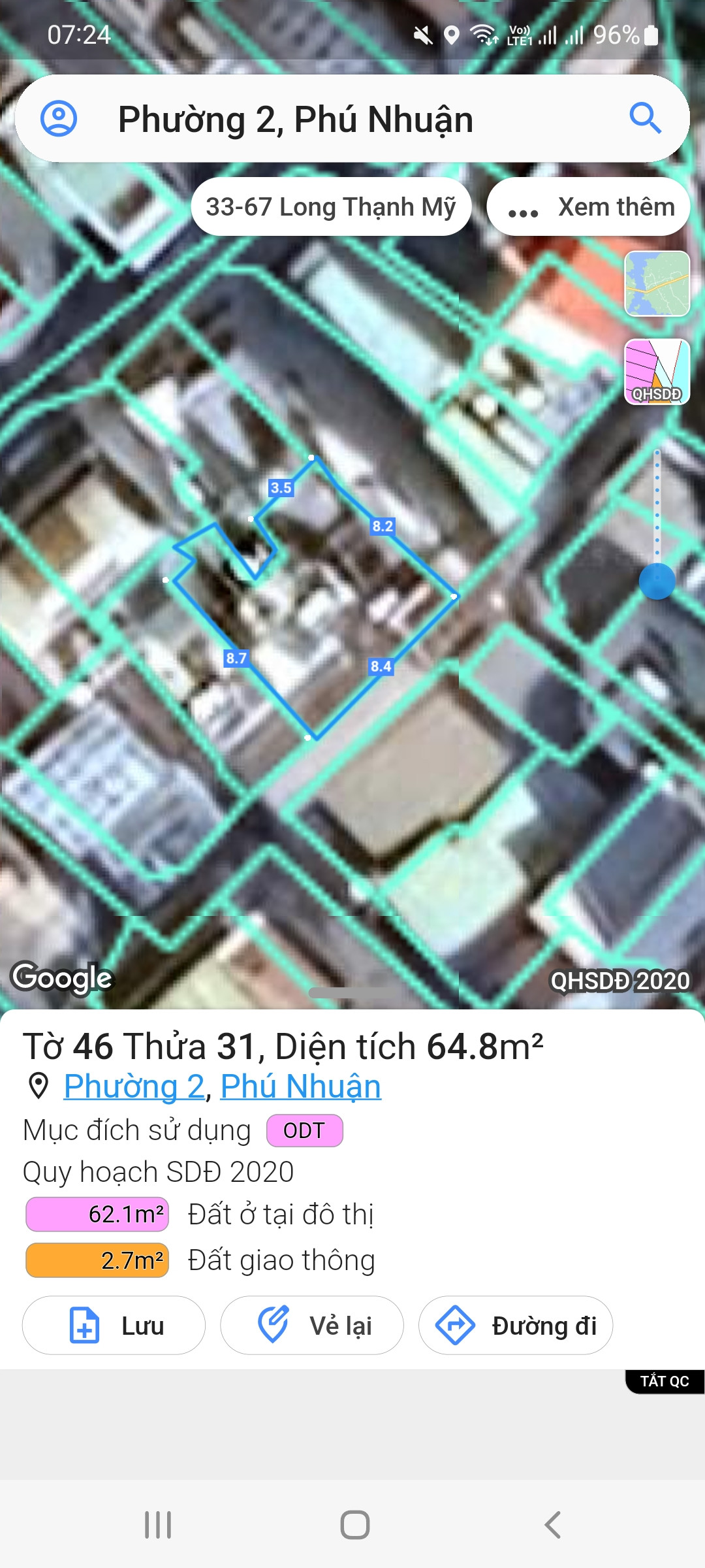 Nhà Đất 96/70 Phan Đình Phùng  phường 2 Quận Phú Nhuận