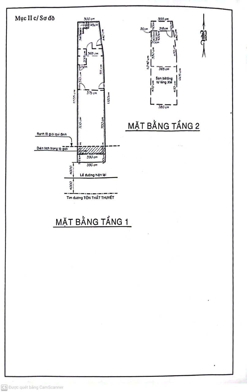 Bán Nhà Mặt tiền 258 Tôn Thất Thuyết – Giá 17,5 tỷ.