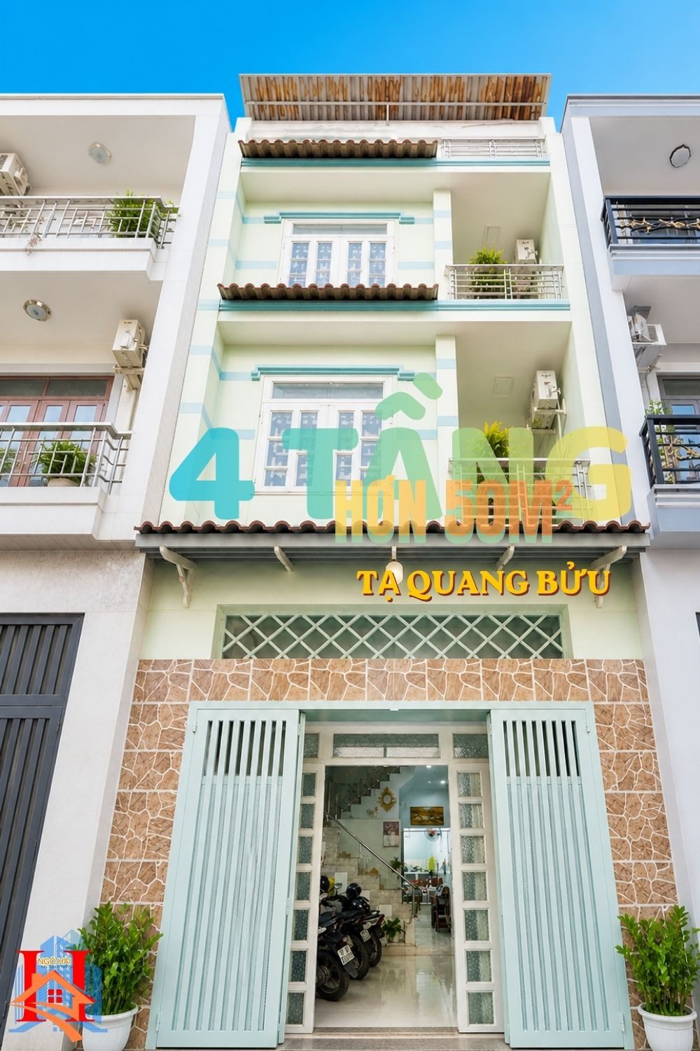 NHÀ 4 TẦNG HƠN 50m², NHỈNH 6 TỶyy, CH.153 – TẠ QUANG BỬU, NGANG 4.3M NỞ HẬU, ALO-O918-846-6O8