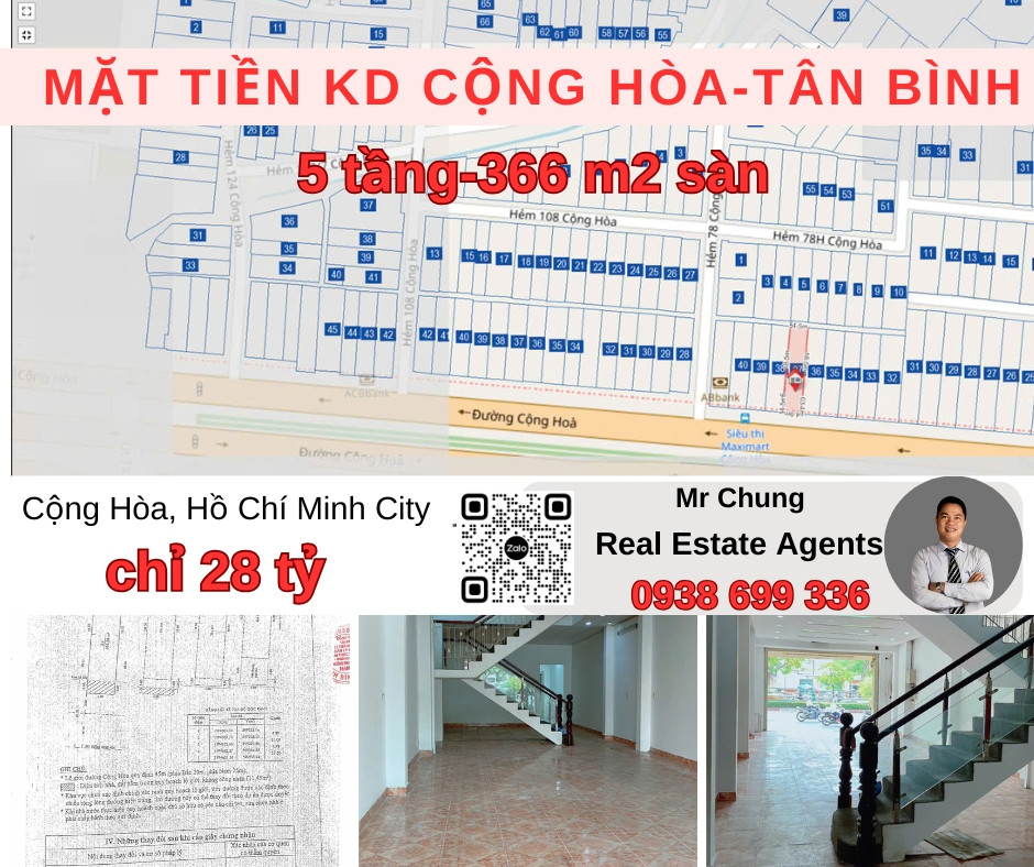 NHÀ MẶT TIỀN CỘNG HÒA – 5 TẦNG SANG TRỌNG, GIÁ CỰC TỐT!