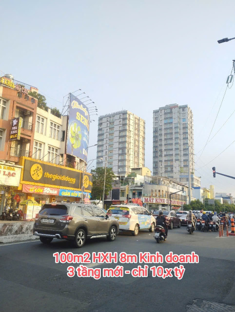 Bán Nhà  Lạc Long Quân - 100m2 - HXH 8m Kinh Doanh -3 tầng mới