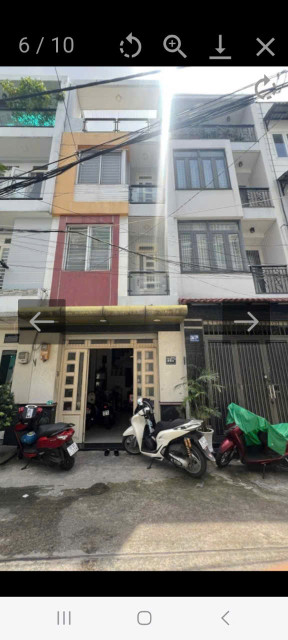 Nhà hẻm xe hơi , 52m2 , 4 lầu , Bình thạnh , giá 11.5 tỷ .