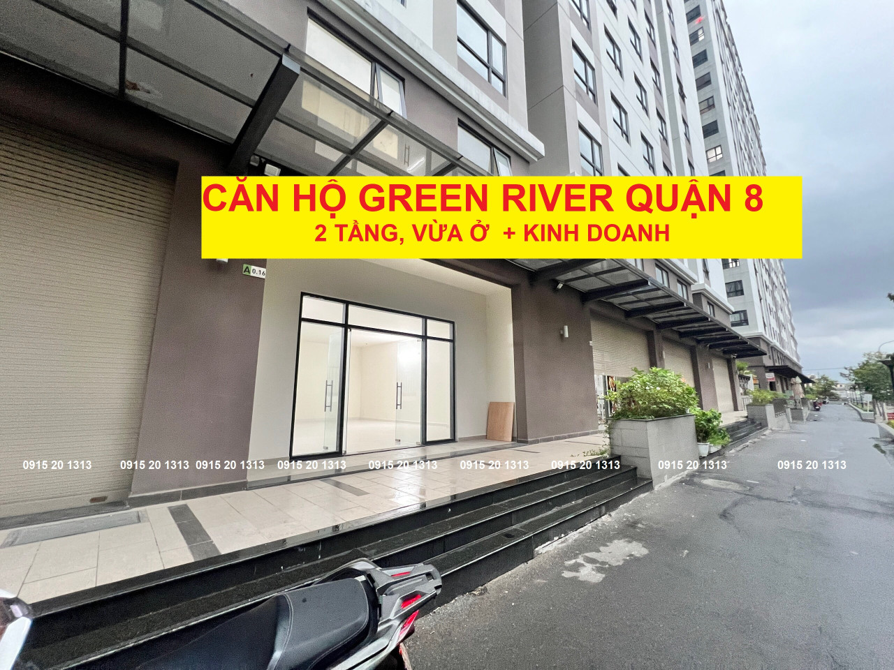 CĂN HỘ 1 TRỆT+1 LẦU - 151M2, GREEN RIVER QUẬN 8, TRẢ TRƯỚC 1.2 TỶ, VAY ĐẾN 80%, SỔ HỒNG RIÊNG