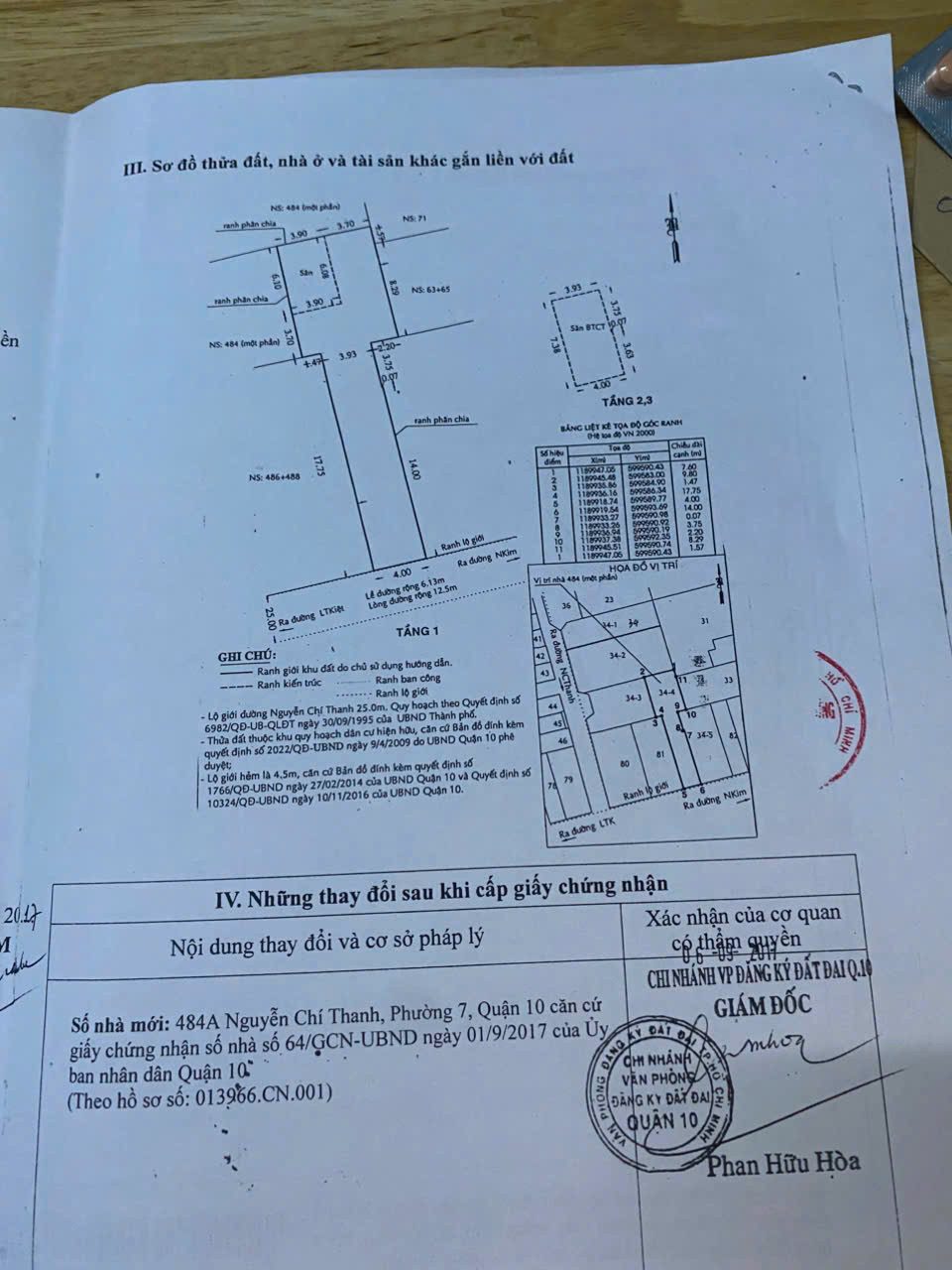 Chính Chủ Bán Nhà Mặt tiền 484-484A Nguyễn Chí Thanh – Giá 74 tỷ