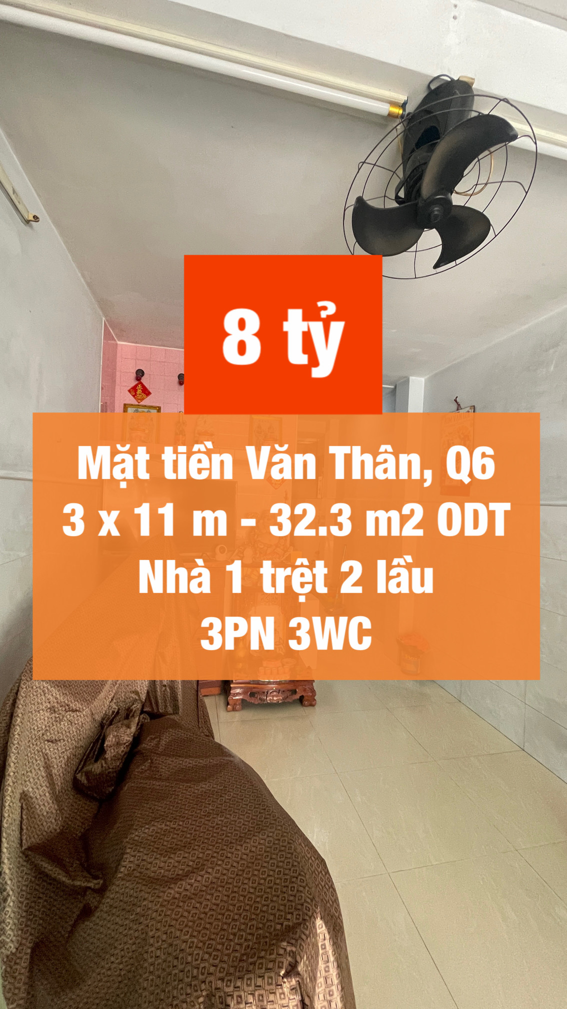 Mặt tiền Văn Thân chỉ 8 tỷ