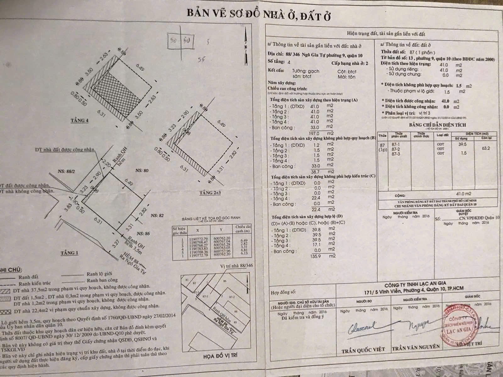 Chính Chủ Bán Nhà Hẻm 82-88/346 Ngô Gia Tự, Phường 9, Quận 10
