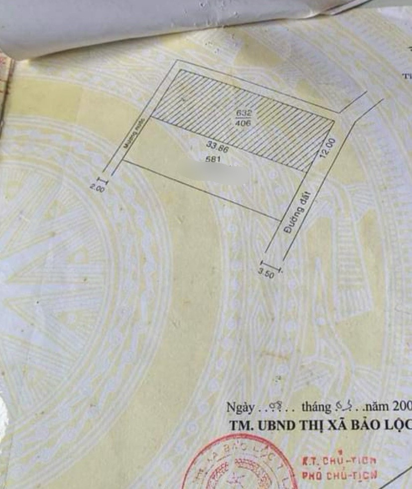 Bán nhà Hà Giang phường 1 Bảo Lộc. 400m² ngang 12m giá 4.8 tỷ Phường 1 Bảo Lộc