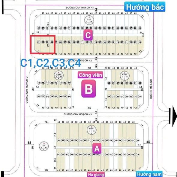 BÁN ĐẤT MẶT TIỀN HÀ GIANG PHƯỜNG 1 Bảo Lộc