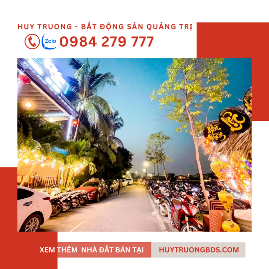 MẶT TIỀN VIEW HỒ NAM HÀO - KHU NHÀ HÀNG LỚN NHẤT ĐÔNG HÀ