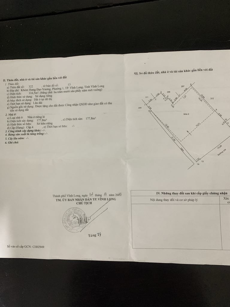 Bán nhà MẶT TIỀN trung tâm P1 Đường 2 Tháng 9