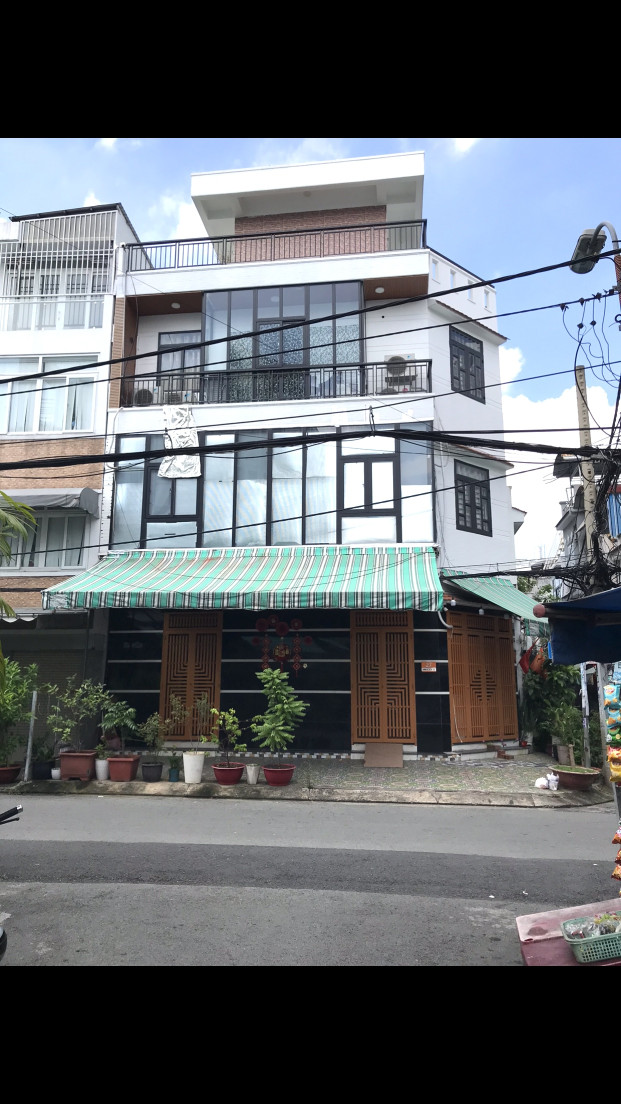 Bán nhà hai mặt tiền quận 6 - Khu bình phú 2 - 4 tầng BTCT kiên cố 5,5 tỷ