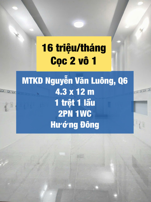 Mặt tiền kinh doanh Nguyễn Văn Luông
