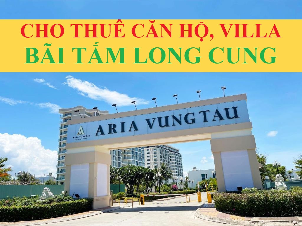 ARIA VŨNG TÀU CHO THUÊ CĂN 2PN - 1.5 TRIỆU, VILLA  - 5 TRIỆU/ ĐÊM, NHÌN BIỂN, FULL NỘI THẤT