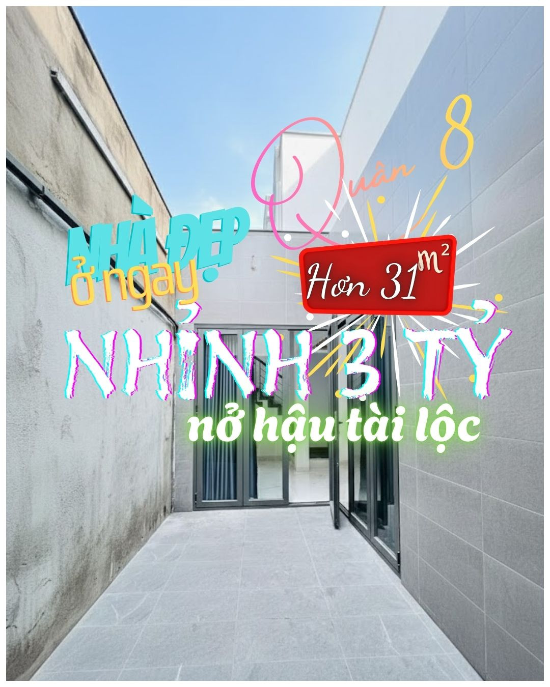 NHÀ MỚI NỞ HẬU Q.8  HƠN 31m², 2 TẦNG, NHỈNH 3 TỶ  GẦN CẦU CHÀ VÀ, VÔ Ở NGAY