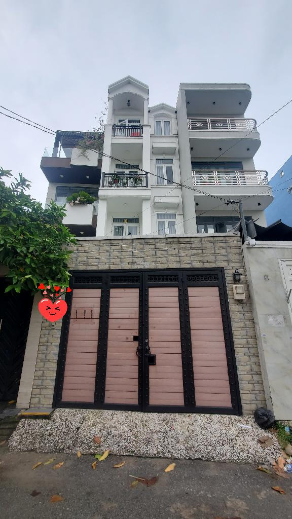 Nhà 4 Tầng, Ngang 4.2, Dài 15, Nở Hậu 7.6m, Đường Nhựa 6m, Đang Cho Thuê 20tr/Tháng
