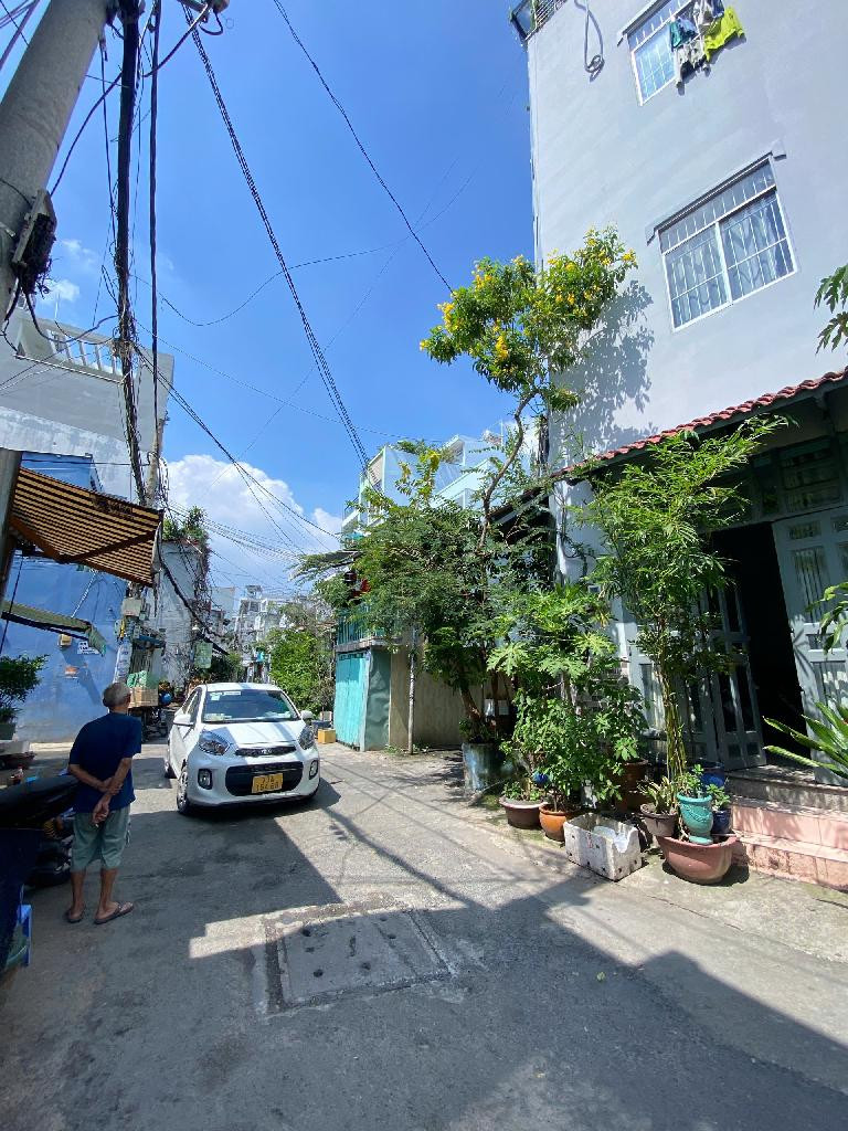 BÁN NHÀ BÀ HOM QUẬN 6 83M2 HẺM XE HƠI ĐỖ CỬA 5.9 TỶ HOÀN CÔNG ĐẦY ĐỦ