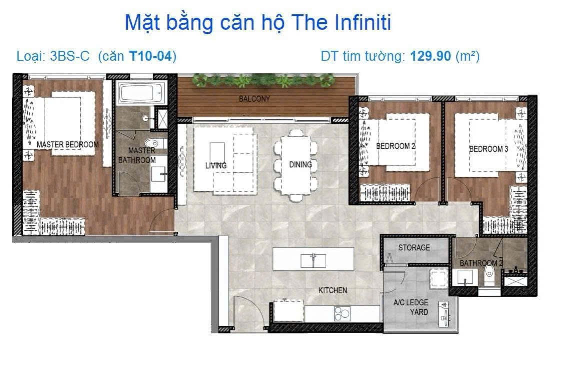 Bán căn hộ 3 Phòng Ngủ liền kề Phú Mỹ Hưng giá chỉ 10ty200