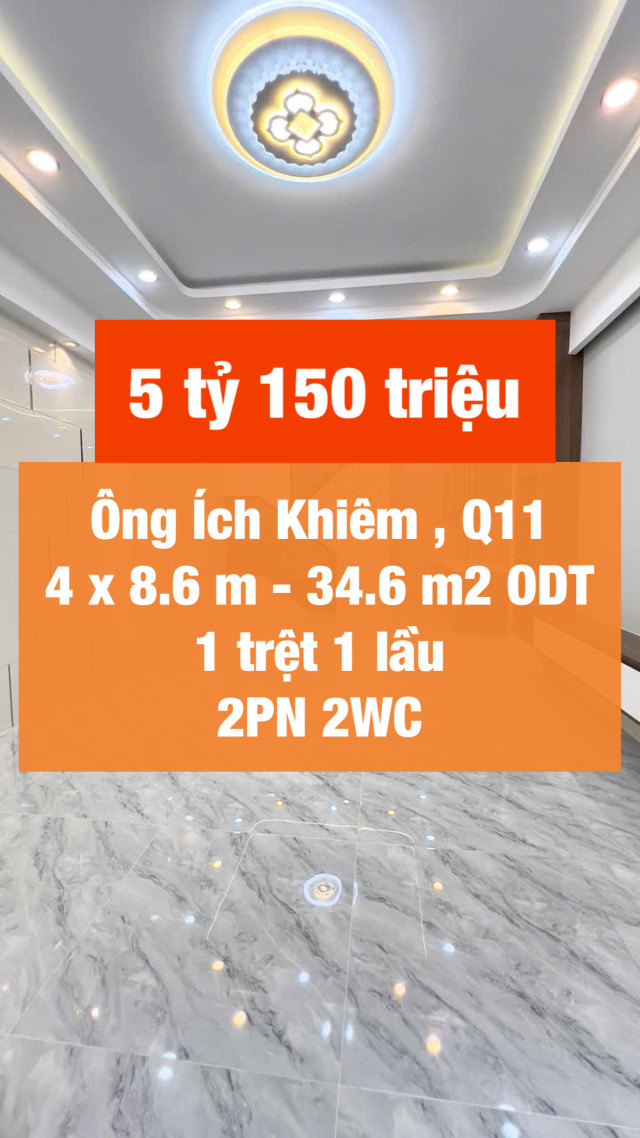 Nhà đẹp Ông Ích Khiêm chỉ 5.15 tỷ