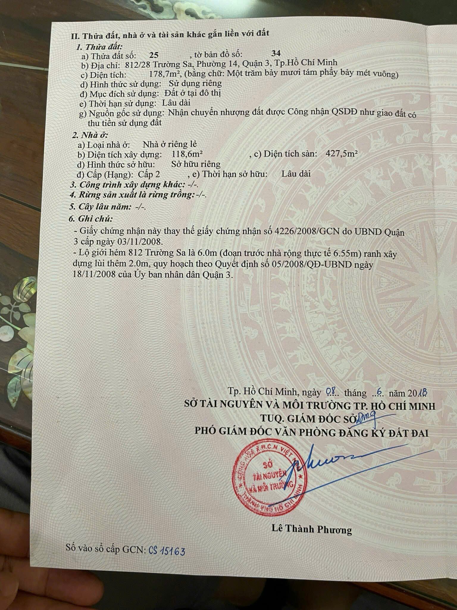 Chính Chủ Bán Nhà Hẻm 812/28 Trường Sa – Giá 51 tỷ