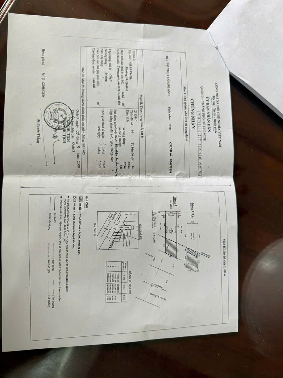 Chính Chủ Bán Nhà Mặt Tiền 418 Lê Văn Sỹ, P. 14, Q. 3