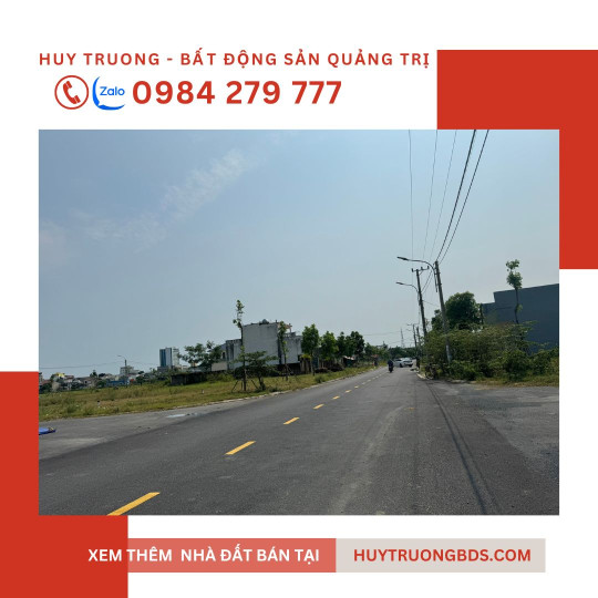 Bán đất mặt tiền đường Cồn Cỏ - trung tâm phường 2 Đông Hà Quảng Trị
