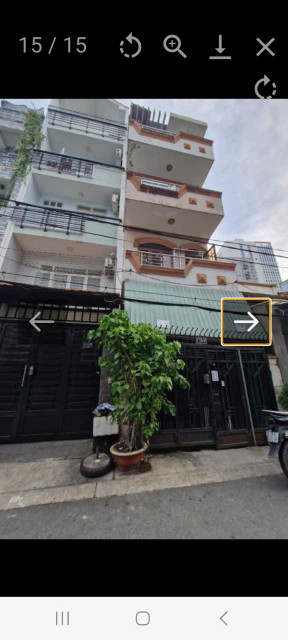 Nhà hẻm xe hơi , 52m2 , 4 lầu , Bình Thạnh , gía13.2 tỷ .
