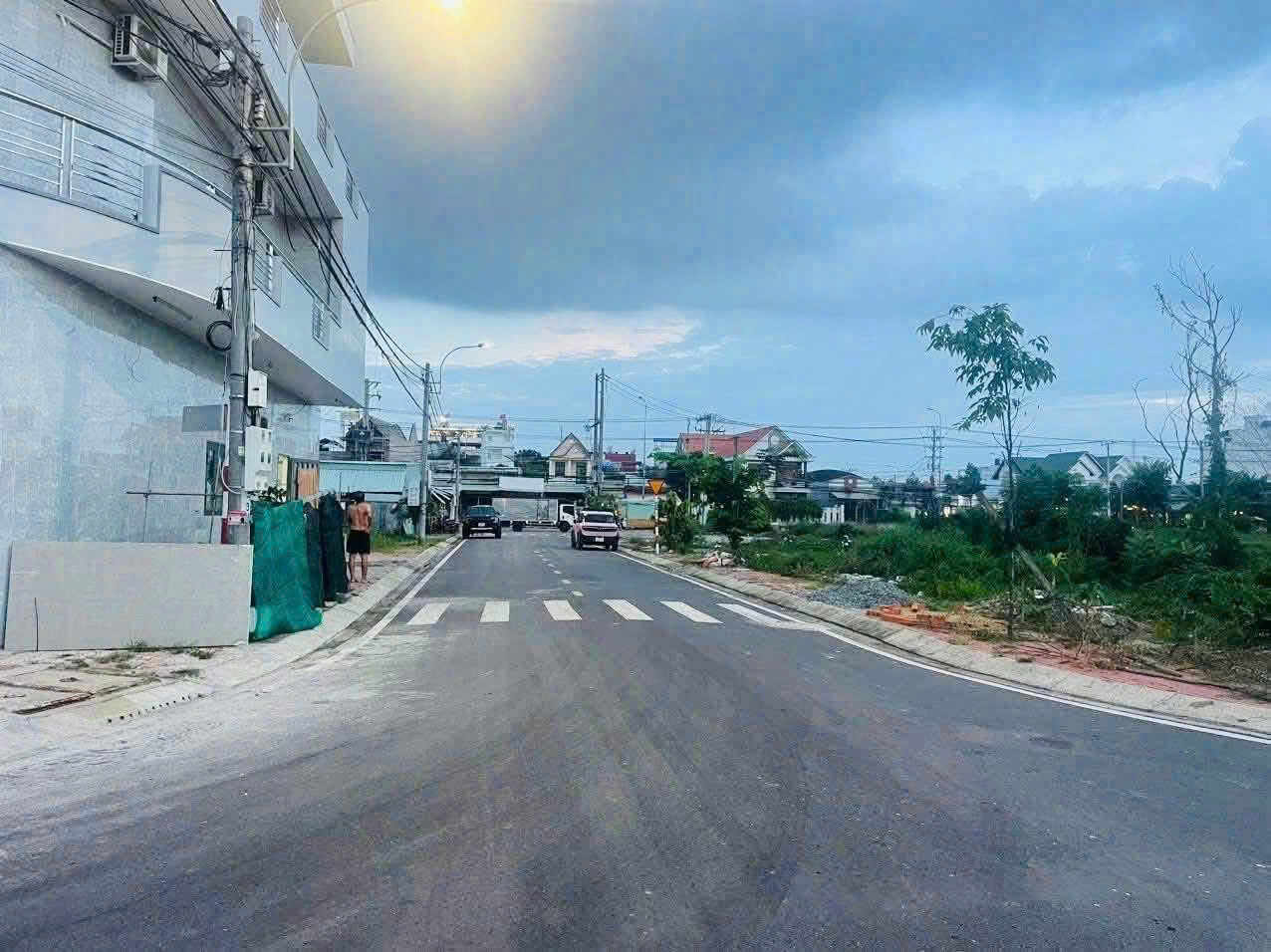 Bán đất mặt tiền đường số KDC P5 TP Tân An. Đường cực đẹp