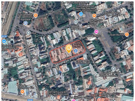 Bán đất 72m² 2.25 tỷ tại Phường 6 Thành phố Tân An