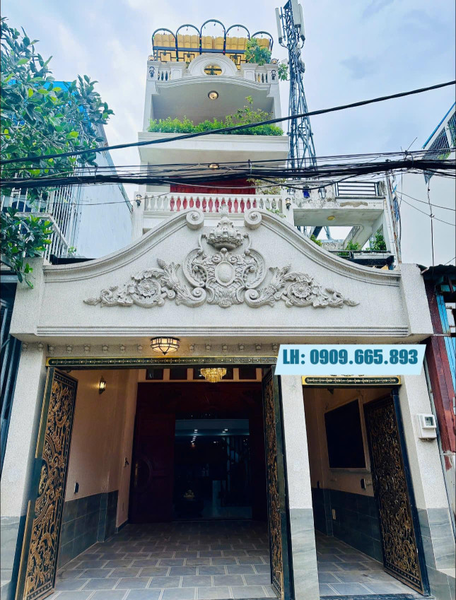 BIỆT THỰ MINI TÂN CỔ ĐIỂN - 
DT: 5x20 ❌ 6 TẦNG FULL Nội Thất Gỗ: 2 Tỷ - Giá chỉ 10,9 tỷ TL. TT P9 Gò Vấp. TPHCM.