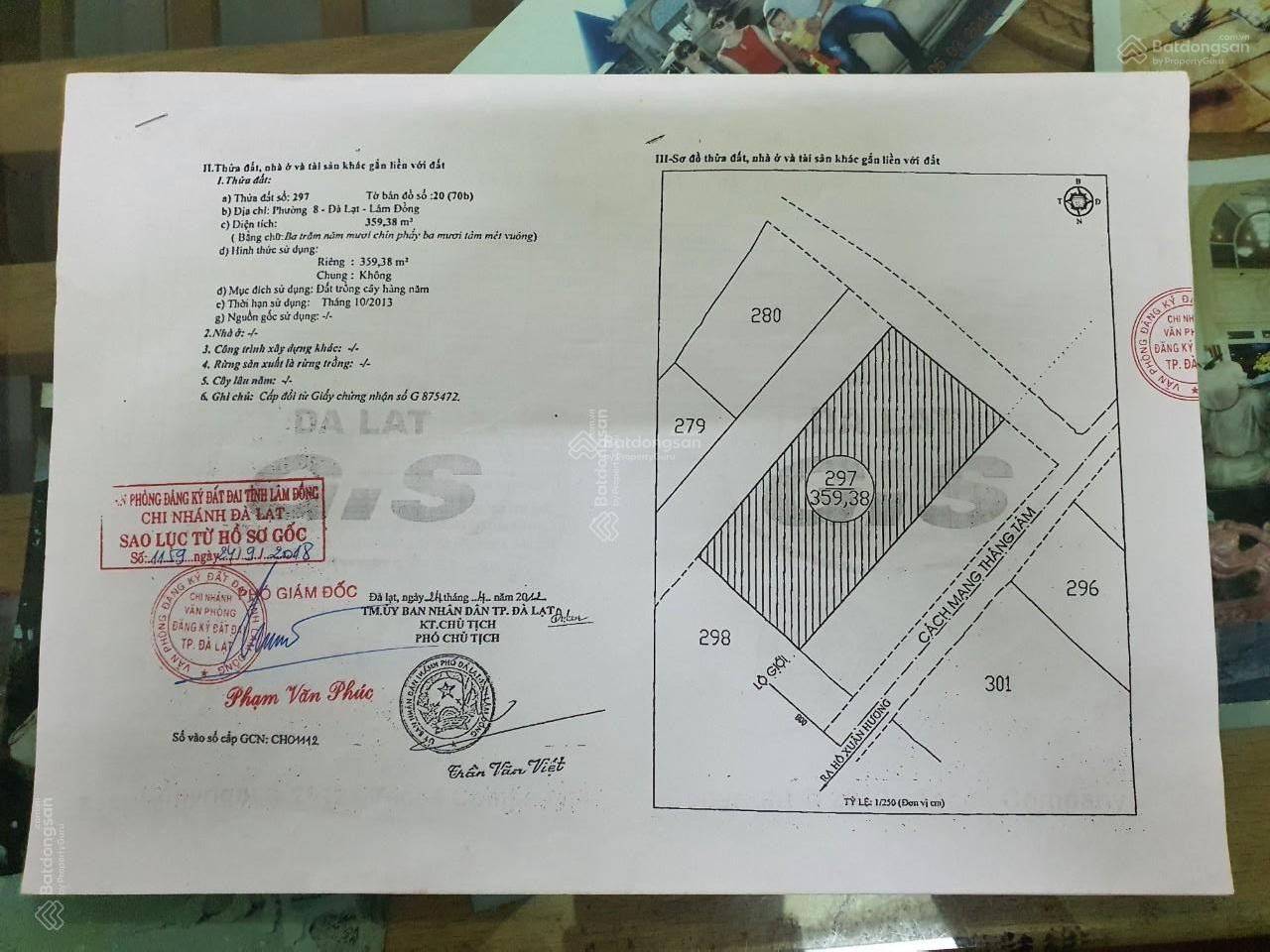 Bán đất đường Cách Mạng Tháng 8