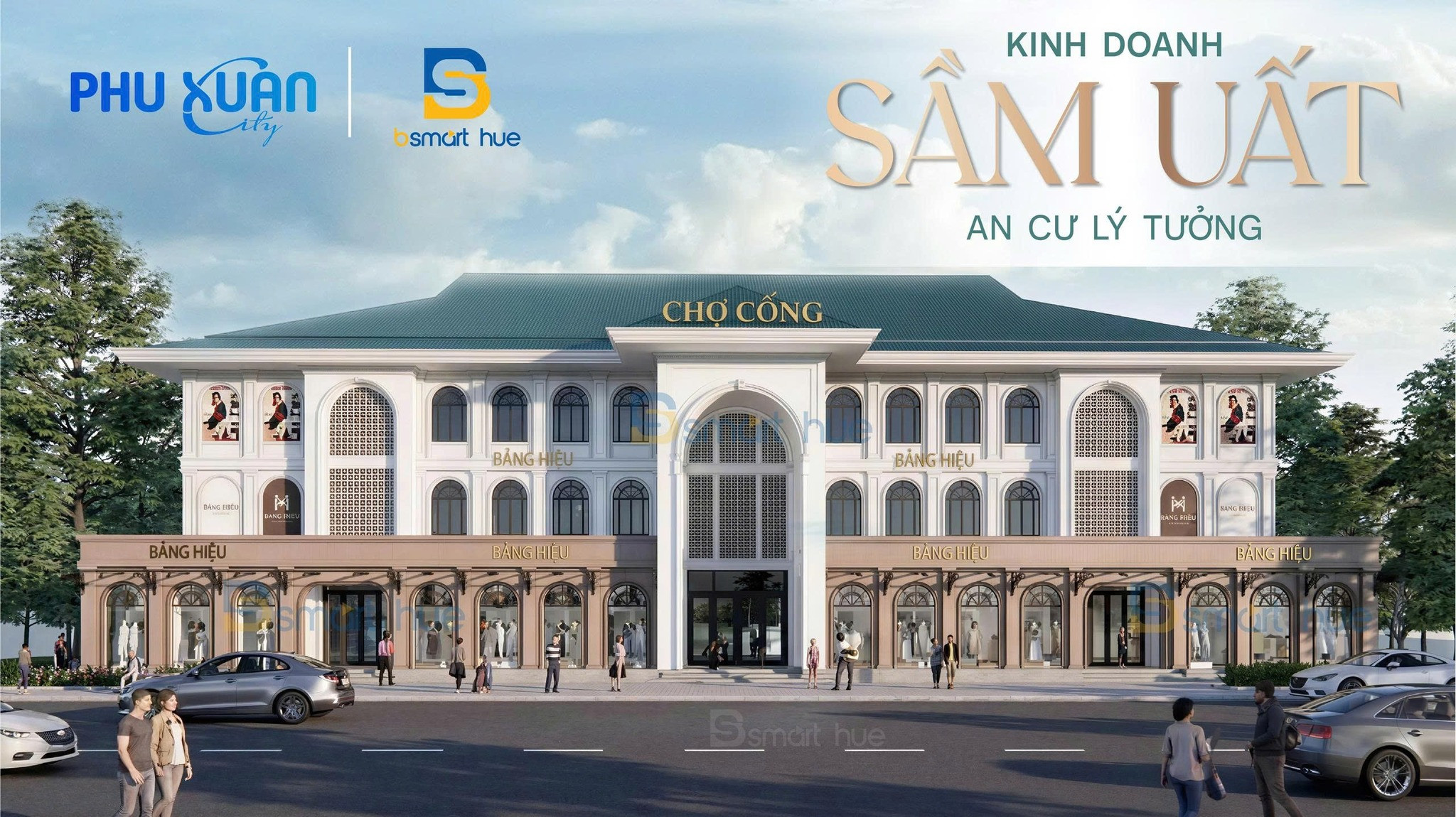 RA MẮT 40 CĂN SHOPHOUSE 4 TẦNG 2 MẶT TIỀN ĐỐI DIỆN CHỢ CỐNG MỚI THANH TOÁN THEO TIẾN ĐỘ, CỐT NỀN CAO KHÔNG LO NGẬP LỤT