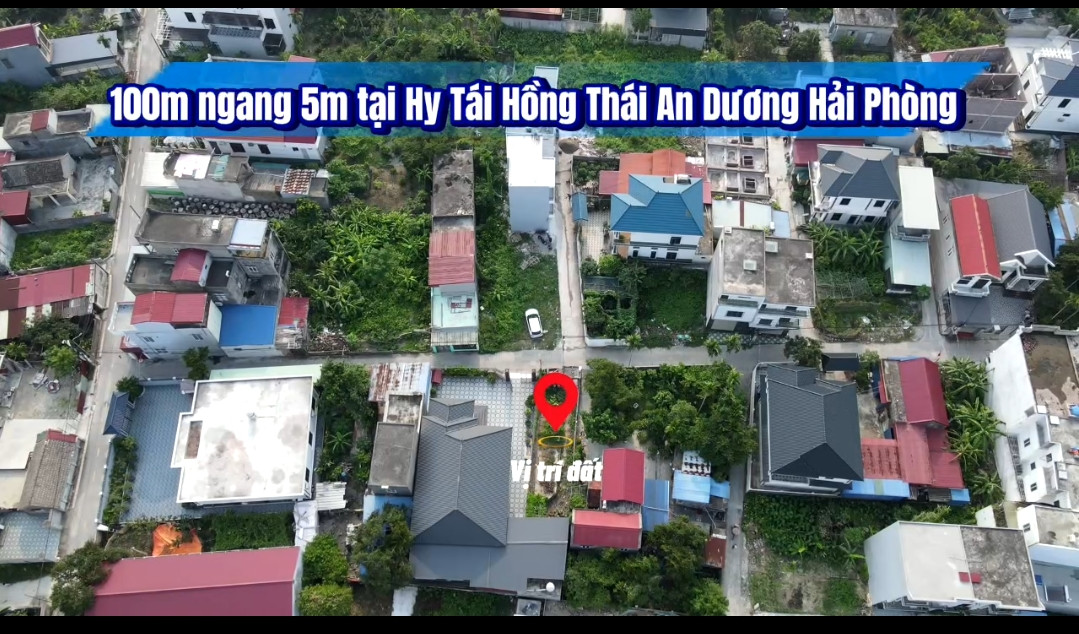 Bán đất 100m² ngang 5m . đường thôn 4m. giá 1.89 tỷ Phường An Hải(Hồng Thái). liên hệ 0362558882