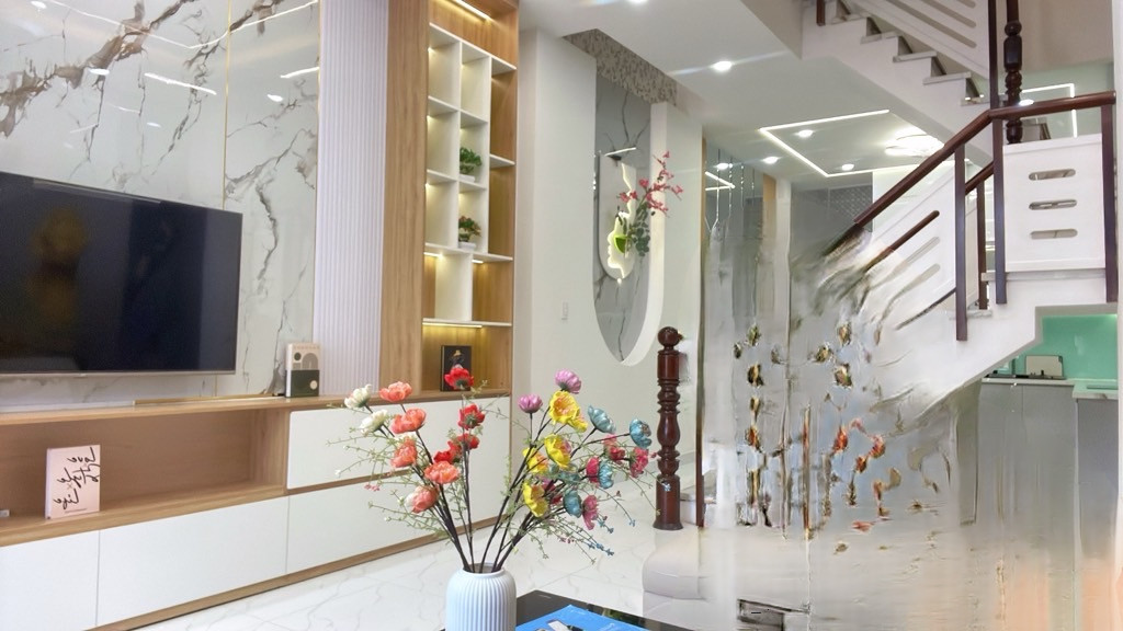 DT: 60m² - 4 Tầng, ngang 4m giá 7.75 tỷ Phường 12, Gò Vấp.