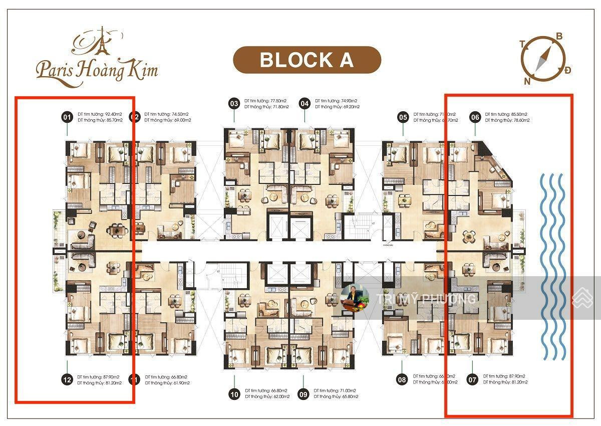 Bán căn góc 3PN + 2 view ôm trọn SG phồn hoa + giá bán gốc CĐT Paris Hoàng Kim, Quận 2 - Xem nhà ngay
