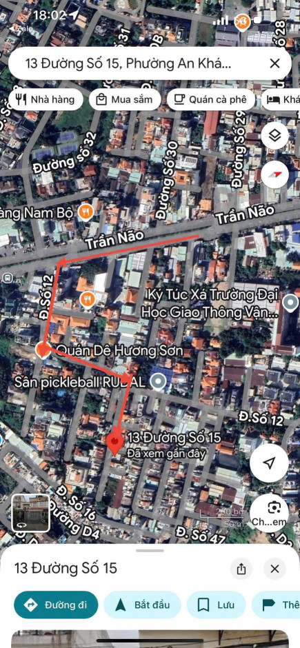 BDS HVL ®️Bán khuôn đất đẹp lô Góc 2 Mặt Tiền Đường Số 15, P An Khánh, TP Hồ Chí Minh.