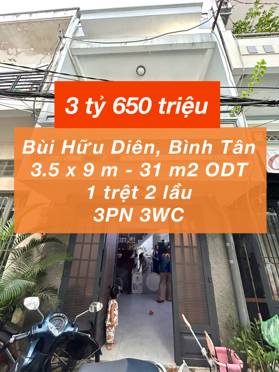 Nhà 3 phòng ngủ sát khu Tên Lửa chỉ 3.65 tỷ !