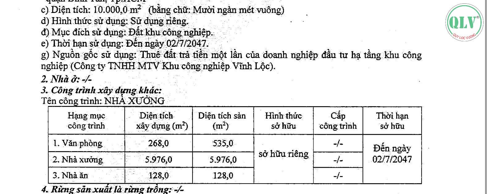 Cho thuê/ bán xưởng 6.639 m2 kcn Vĩnh Lộc 1, Bình Tân, Hồ Chí Minh
