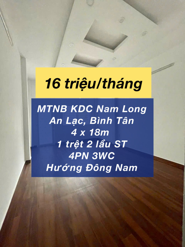 Cho thuê nguyên căn 4 phòng chỉ 16 triệu